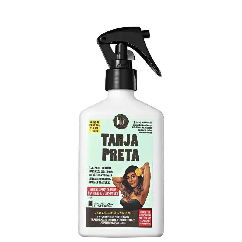 Spray Tarja Preta Queratina Líquida Lola Cosmetics 250ml - Meu Brasil On Line