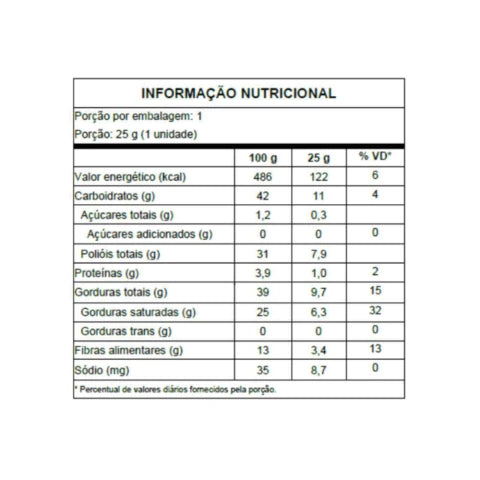 Loov Chocolife Coconut Milk Chocolate (box with 12 units of 25g)