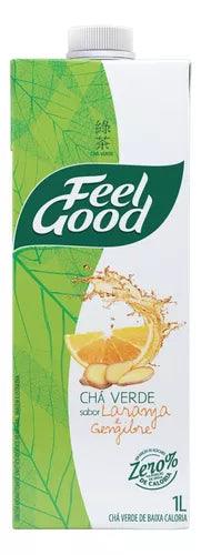 Feel Good Green Tea Orange and Ginger 1l Carton