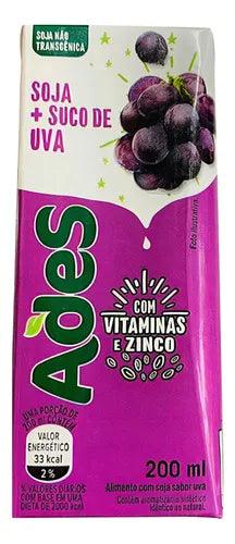 Ades Soy Juice + Fruit Grape Fruit 6x200ml