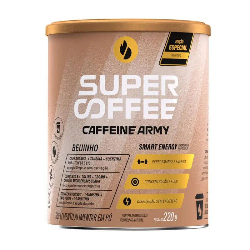 Supercoffee Beijinho Caffeine Army 220G - MEUBRASILONLINE