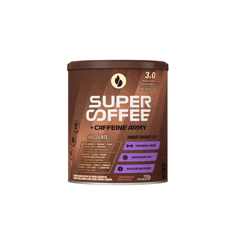 SuperCoffee Chocolate 3.0 - Caffeine Army 220g - Meu Brasil On Line