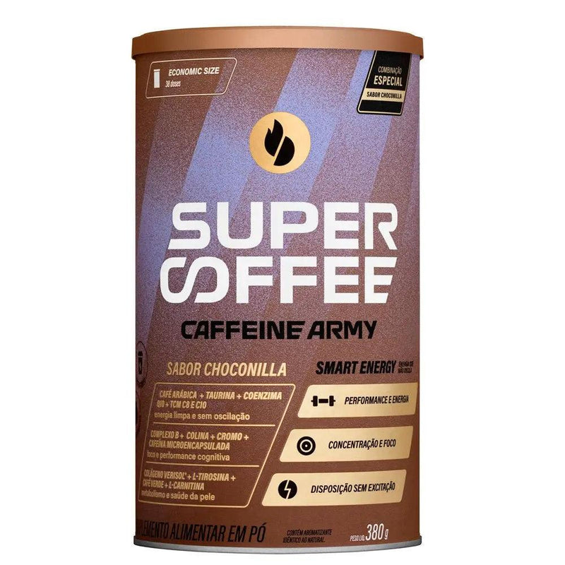 Supercoffee Choconilla Caffeine Army 380g - Meu Brasil On Line