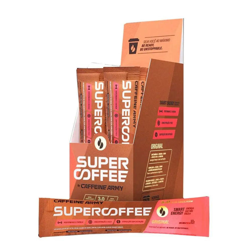 Supercoffee Original Caffeine Army (Display 14 sachês 10g cada) - Meu Brasil On Line