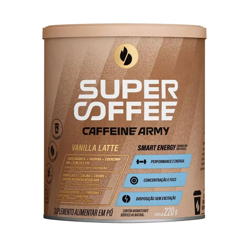 Supercoffee Vanilla Latte Caffeine Army 220g - Meu Brasil On Line