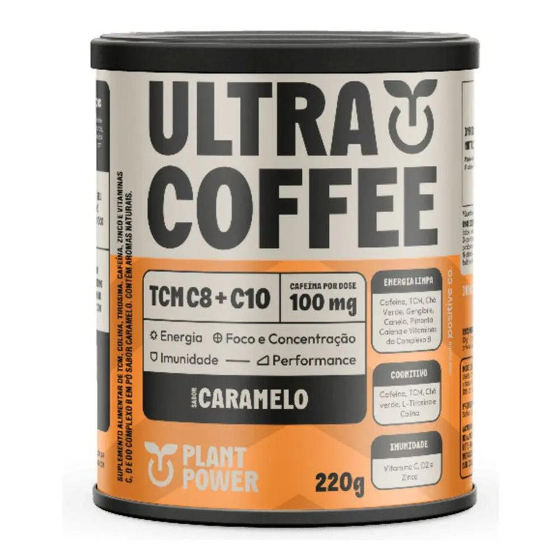 Suplemento Ultracoffee Caramelo 220g - MEUBRASILONLINE