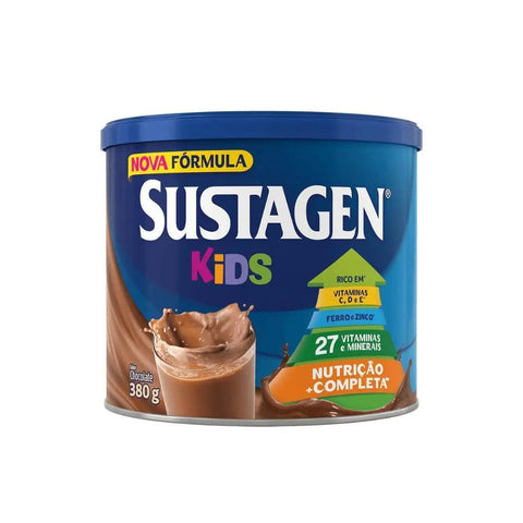 Sustagen Kids Pó Para Preparo De Bebida Chocolate 380 Gr. - MEUBRASILONLINE