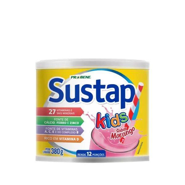 Sustap Kids Po Para Preparo De Bebida Morango 380 Gr. - Meu Brasil On Line