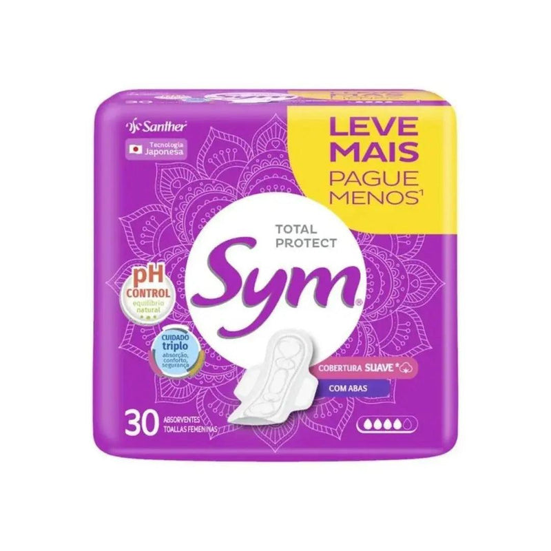 SYM ABS TOTAL PROTECT C/ABAS SUAVE 30UN - MEUBRASILONLINE