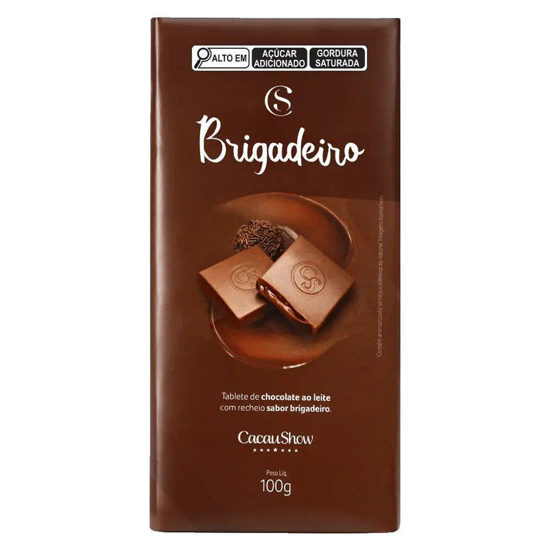 Tablete Brigadeiro 100G Cacau Show - Meu Brasil On Line