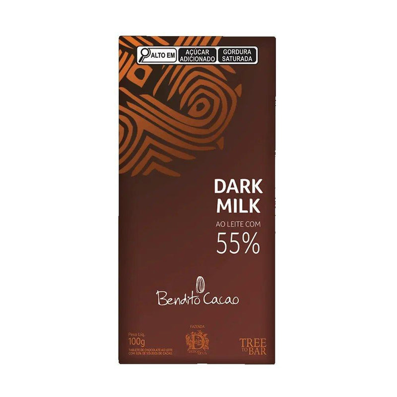 Tablete Dark MIlk 55% Cacau 100G - Meu Brasil On Line