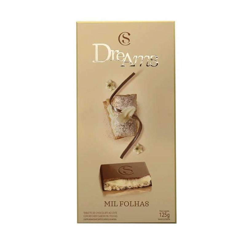 Tablete Dreams Mil Folhas Cacaushow 130 Gr - Meu Brasil On Line