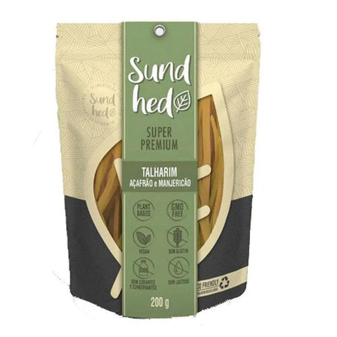 Talharim sem Glúten Açafrão e Manjerição Sundhed 200g - MEUBRASILONLINE