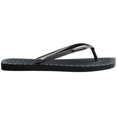 Chinelo Havaianas Slim Square Glitter Contour