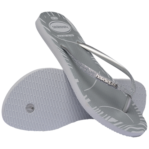 Chinelo Havaianas Slim Glitter Edge