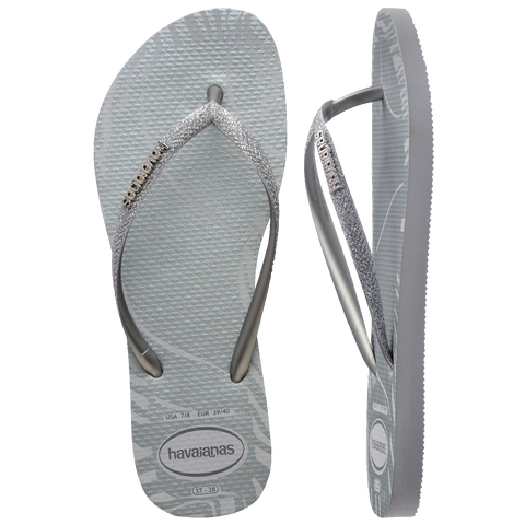 Chinelo Havaianas Slim Glitter Edge
