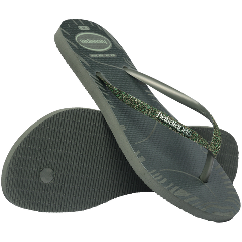 Chinelo Havaianas Slim Glitter Edge