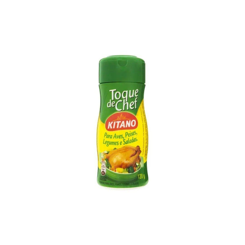 Tempero Kitano Toque de Chef para Aves, Peixes, Legumes 120 Gr. - Meu Brasil On Line