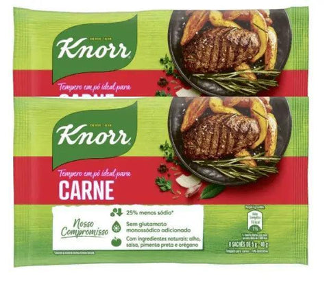 Tempero Knorr Ideal Para Carne 2 x 50g - MEUBRASILONLINE