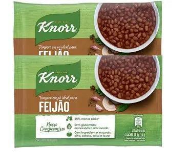 Tempero Knorr Meu Feijao Caseiro ( 10 sachês de 5G ) 2 x 50g - Meu Brasil On Line