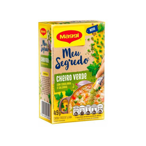 Tempero Meu Segredo Cheiro Verde Maggi 49 Gr. - MEUBRASILONLINE