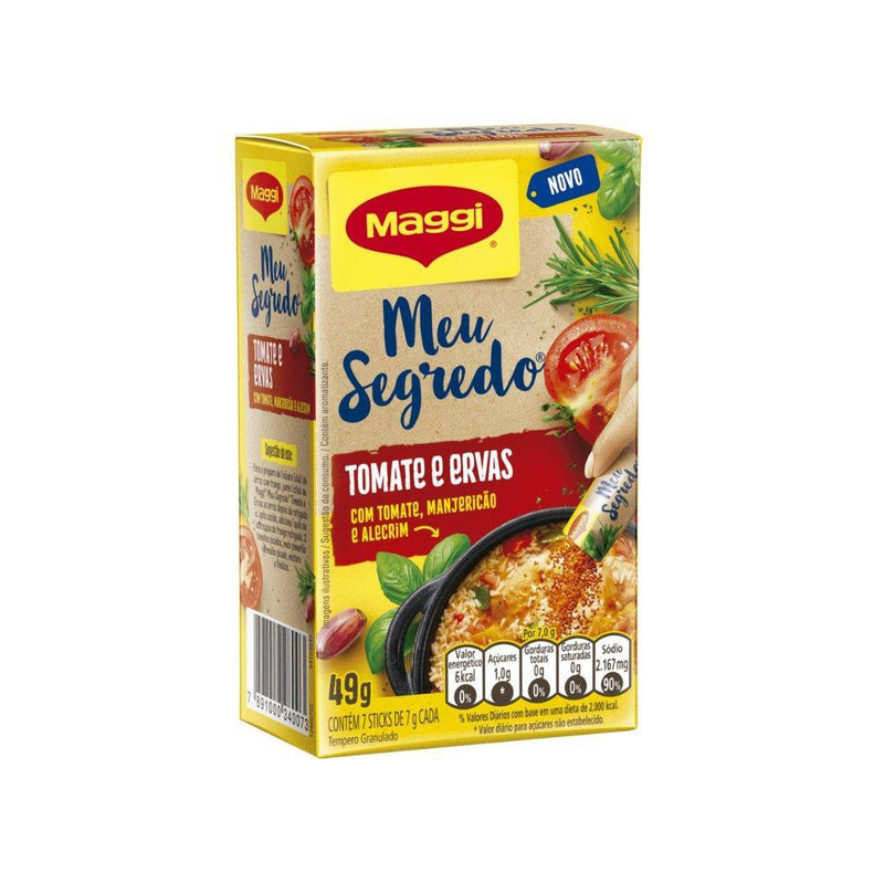 Tempero Meu Segredo Tomate E Ervas Maggi 49g - MEUBRASILONLINE