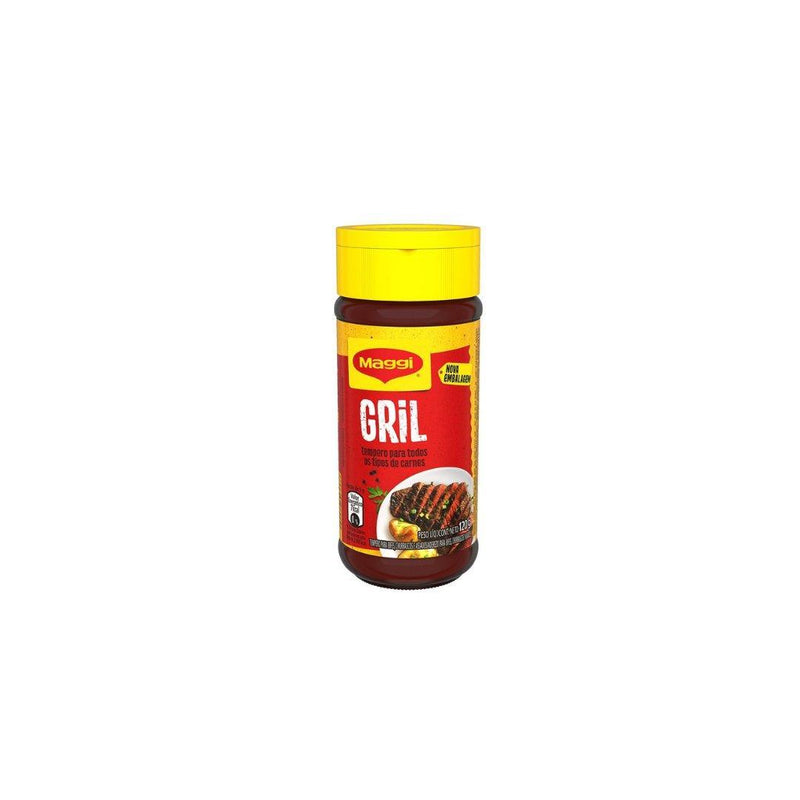 Tempero Pó Para Todos Os Tipos De Carne Maggi Gril Vidro 120G - Meu Brasil On Line