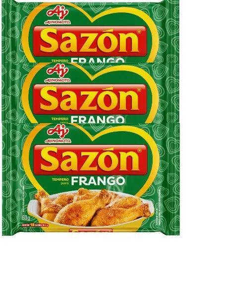 Tempero SAZÓN® Frango 3 x 60 Gr. - Meu Brasil On Line