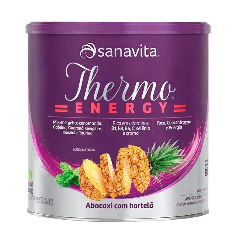 Thermo Energy Sabor Abacaxi com Hortelã Sanavita 300g - Meu Brasil On Line