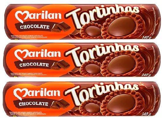 Tortinhas Chocolate Marilan 3x140G - Meu Brasil On Line