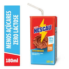 Bebida Láctea Nescau Zero Lactose 180ml - MEUBRASILONLINE