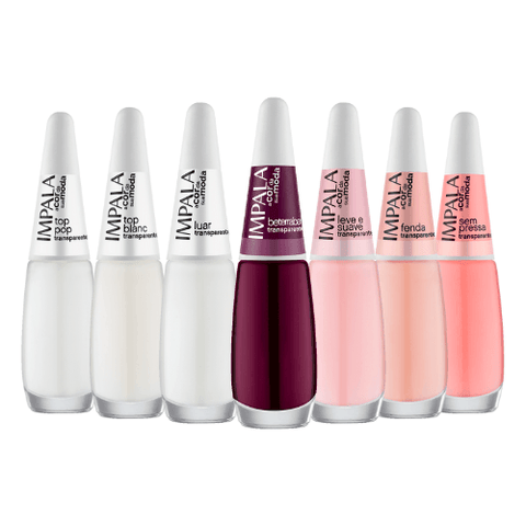 Impala Nail Polishes A Cor da Sua Moda Collection - Transparent