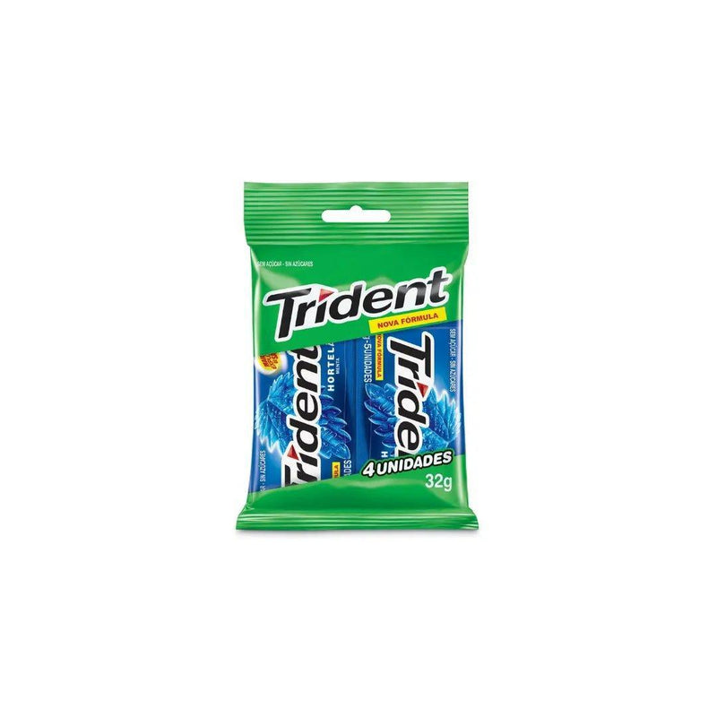 Trident Bag Hortela Zero Açúcar 4 un x 8Gr. - Meu Brasil On Line