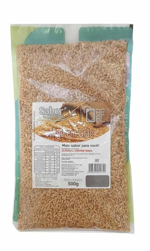 Trigo em Grãos Sabor da Terra 500g - MEUBRASILONLINE
