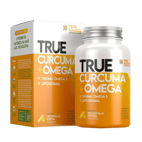True Curcuma + Ômega True Source 120 Caps - MEUBRASILONLINE
