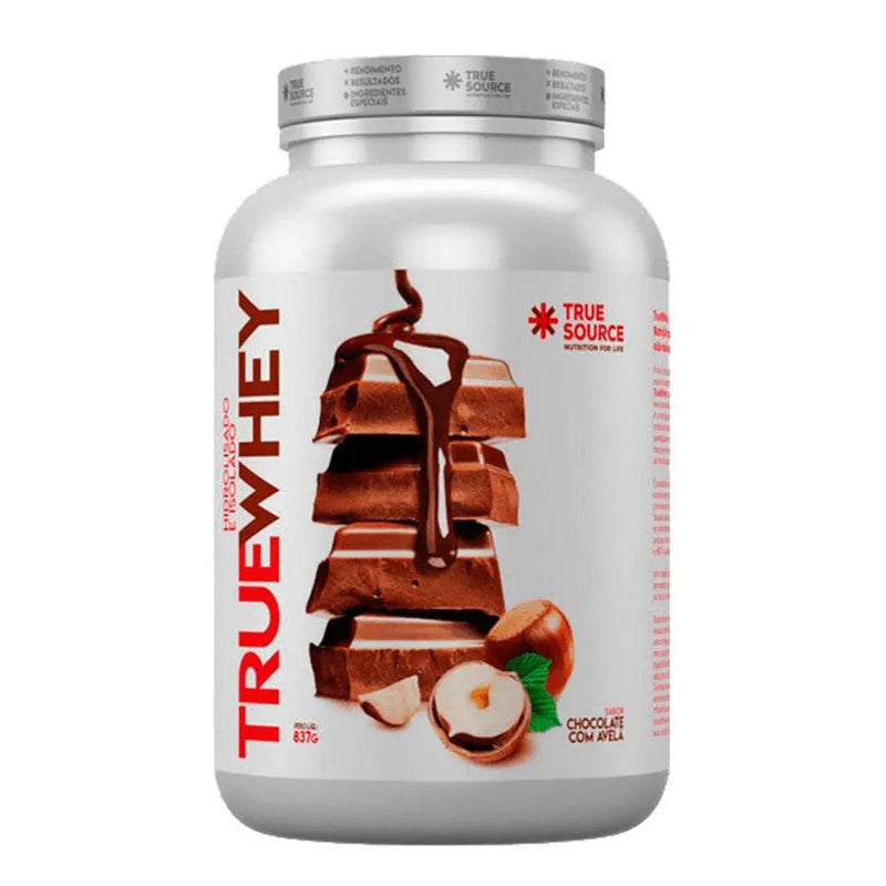 True Whey Hidrolisado e Isolado Chocolate com Avelã True Source 837g - Meu Brasil On Line