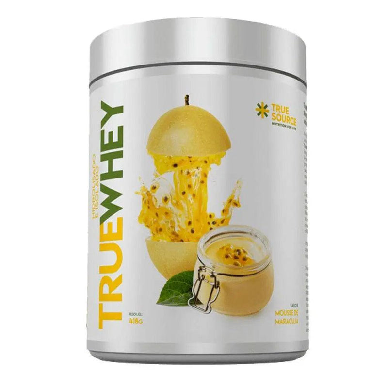 True Whey Hidrolisado e Isolado Mousse de Maracujá True Source 418g - Meu Brasil On Line