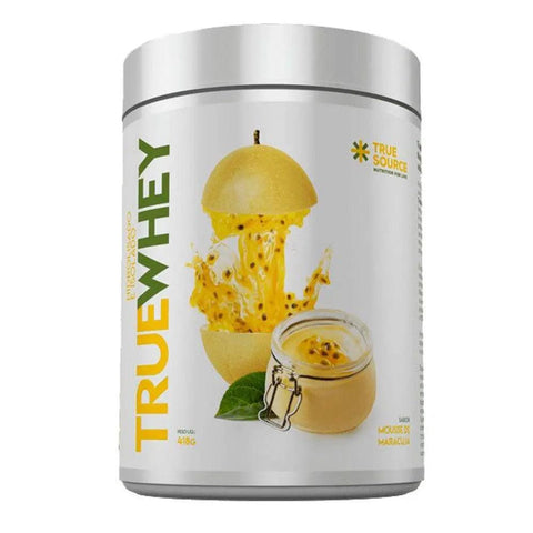 True Whey Hidrolisado e Isolado Mousse de Maracujá True Source 418g - MEUBRASILONLINE