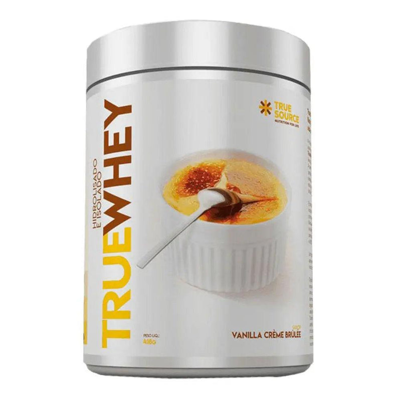 True Whey Hidrolisado e Isolado Vanilla e Creme Brulle True Source 418g - Meu Brasil On Line