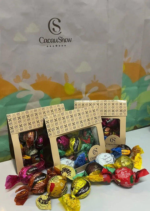 Trufas Sortidas 8 Unidades Cacaushow - MEUBRASILONLINE