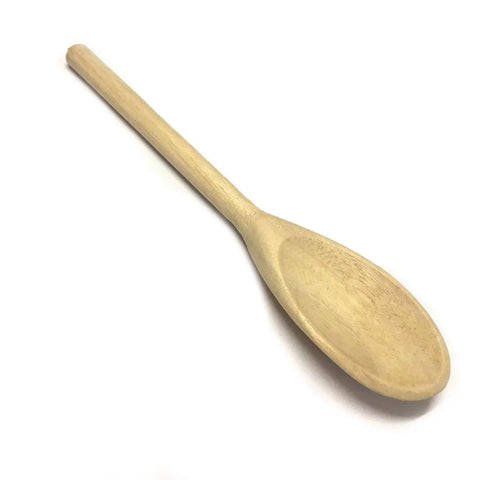 Oval wooden spoon