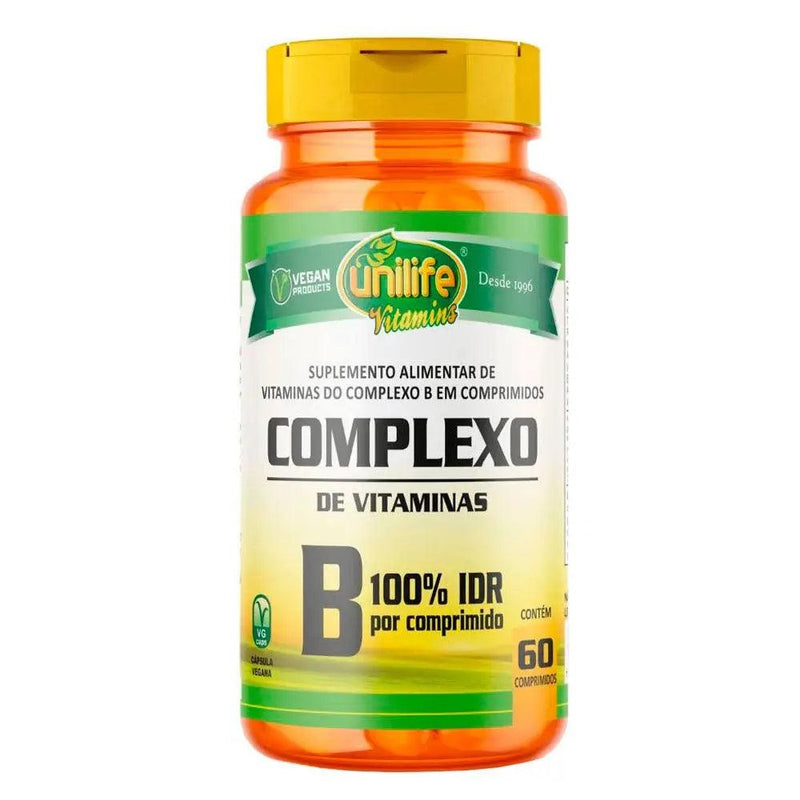 Vitamina Complexo B - Unilife - 60 Comprimidos - Meu Brasil On Line