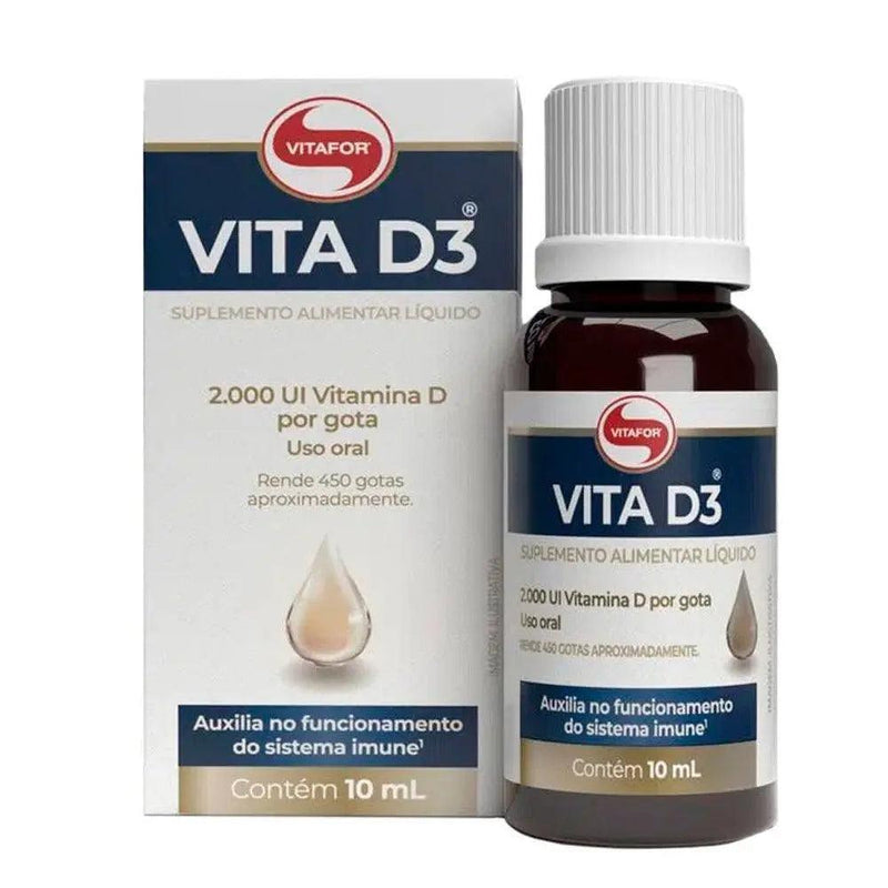 Vitamina D3 em Gotas Vitafor 10 ml - Meu Brasil On Line