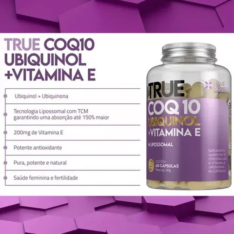 True COQ10 Ubiquinol True Source 60 Caps 30g