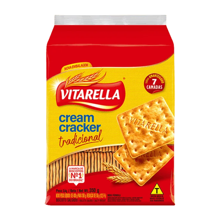 Biscoito Vitarella Cream cracker 400g