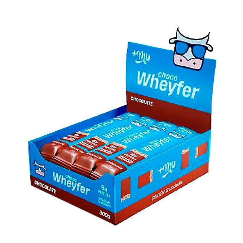 Wafer Chocowheyfer Sabor Chocolate +Mu (Cx c/ 12un de 25g) - Meu Brasil On Line