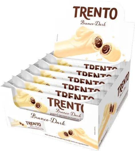 Wafer Trento Branco Dark com 16 unid 512G - Meu Brasil On Line