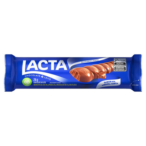 Caixa de Chocolate Ao leite Lacta 12x28g