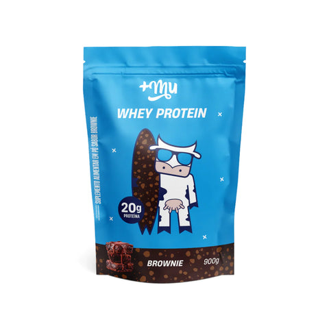 Whey Concentrado +Mu - Brownie - Refil 900g