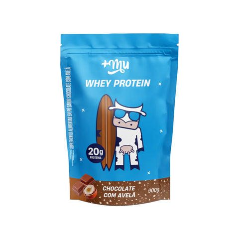 Whey Concentrado +Mu - Chocolate com Avelã - Refil 900g